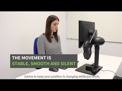 Вращая держатель монитора